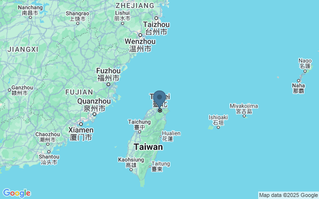 Kaart met locatie Avondmarkten in Taipei